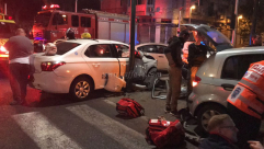  بالفيديو: 3 اصابات متوسطة بحادث طرق فجر اليوم في مدينة يافا 